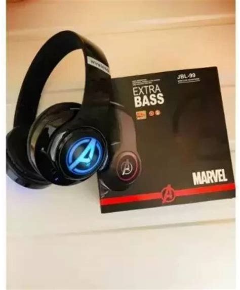 SUREELEE Marvel Avengers Wireless Over Ear Headphone with MEMORY CARD ...