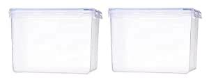 PRABHU SONS Airtight Plastic Storage Containers - 10800 ml, Transparent ...