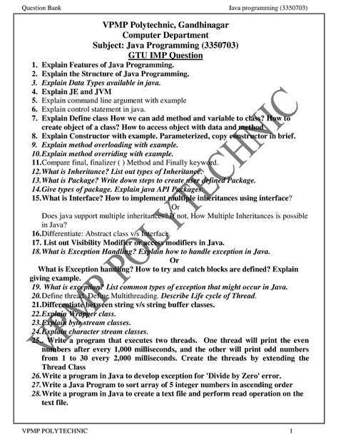 3350703 imp-questions-2021-2022 Download Now! 3350703 - Java ...