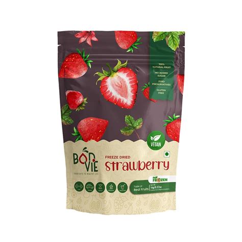 Bonvie Freeze Dried Strawberry|Healthy Strawberry Snack|Frozen ...