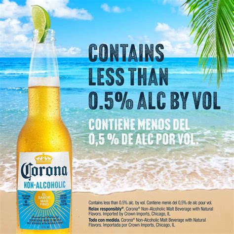 Corona Non Alcoholic Malt Beverage Mexican Import Brew 6 pk Bottles ...