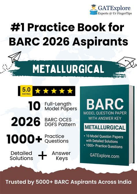 BARC Exam 2026 (OCES/DGFS) Metallurgical Model Question Papers with An ...