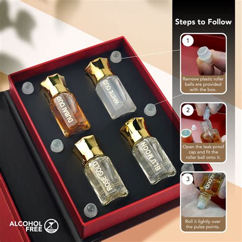 GOLD Non-Alcoholic Attar Giftpack 20ML for Unisex – Ajmal Perfumes India