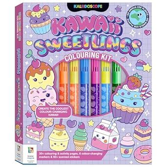 Kaleidoscope Colouring Kawaii Sweetlings Kit : Pty Ltd, Hinkler: Amazon ...