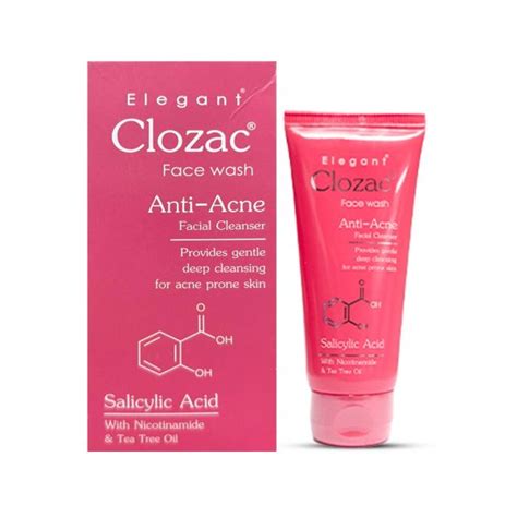 Elegant Clozac Face Wash 60ml - Cureka