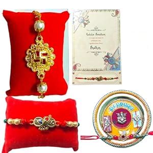 Buy K.E Raksha bandhan Gifts Combo Pack Of 2 Rakhi For Brother, Bhaiya ...