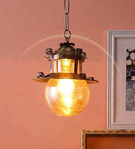 Buy FLAMPIA 361 Antique Hanging Light Portuguese Hanging Light Pendant ...