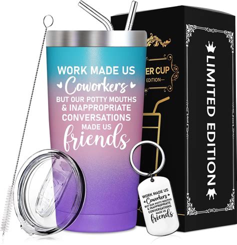 Amazon.com | NewEleven Birthday Gifts For Coworker Women - Work Bestie ...