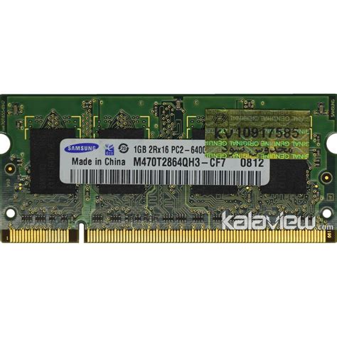 رم لپ تاپ سامسونگ 1GB مدل DDR2 باس 800MHZ/6400 چین CN M470T2864QH3-CF7 ...