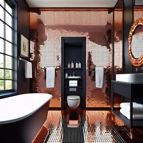 15 Penny Tile Bathroom Ideas for Stylish Home Renovation