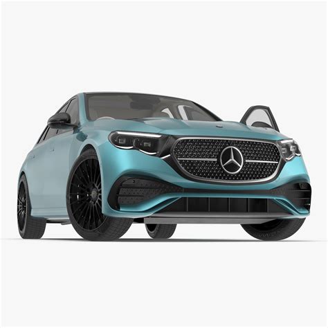 3D Next Gen Mercedes E-Class 2023 Blue Rigged for Maya | 3D Molier ...