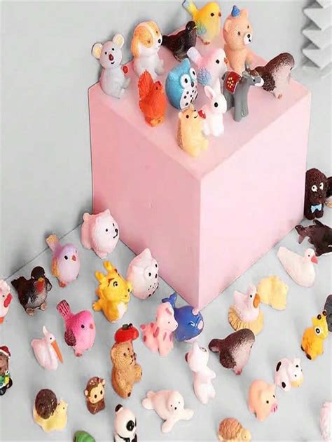 kits 50 peças Squishy Bichinhos Macio Anti Stress de Apertar kawaii ...
