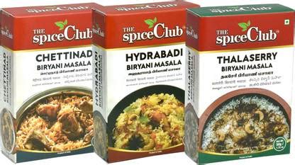 The Spice Club Chettinad Biryani Masala 50g Box, Hyderabadi Biryani ...