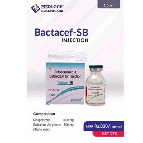 BACTACEF-SB 1.5GM Injection MEDLOCK HEALTHCARE