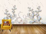 Avikalp Exclusive AVZ1329 Swan Romantic Pearl Flower Tv Background HD ...