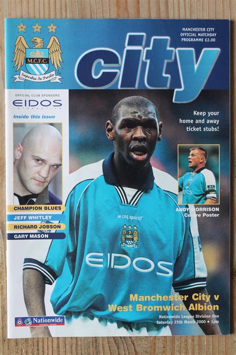 Manchester City FC v Crewe Alexandra FC, April 8 2000