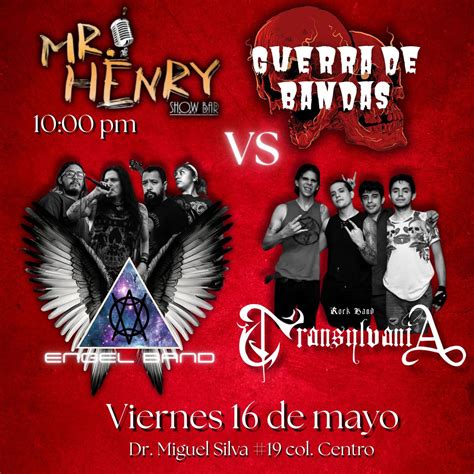 Engel Band vs Transilvania rock band, guerra de bandas!!, Morelia ...