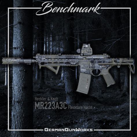 GermanGunWorks Benchmark HK MR223 A3 Flecktarn Nacht | GermanGunWorks
