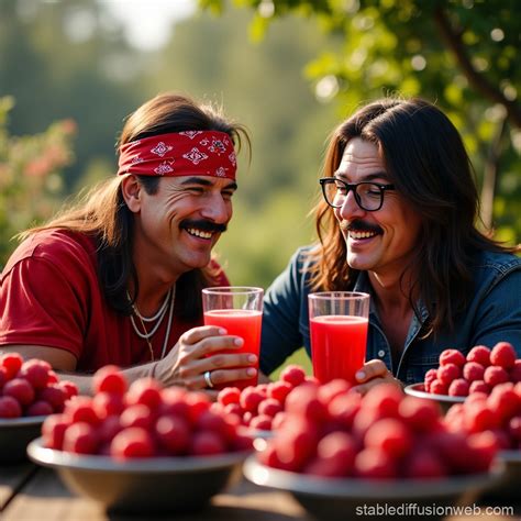 Hulk Hogan and Ozzy Osbourne Feast in Raspberry Paradise | Stable ...