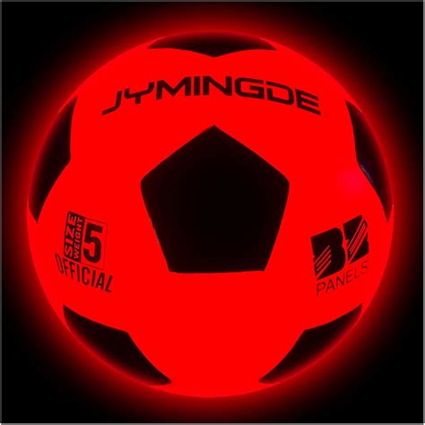 Light Up Soccer Ball - Glow in The Dark Soccer Balls with Spare ...