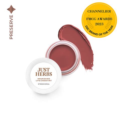 Just Herbs Nourishing Lip & Cheek Tint Online - Blush Tint In India