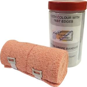 MAJESTIC BASKET Multipurpose Elastic Crepe Bandage for Leg, Wrist, Hand ...