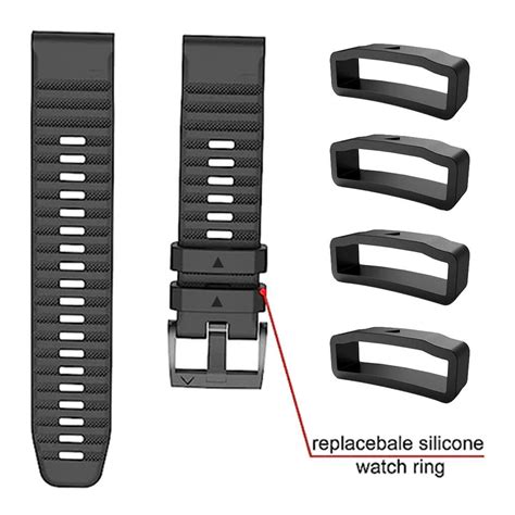 TECPHILE - 26mm Strap Loop Fastener Rings for Garmin | Concept Kart