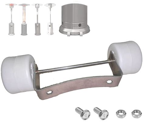 Patio Heater Wheels Replacement-Stainless Steel Tall Heater Wheel Set ...