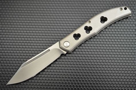 Gerry McGinnis Custom Titanium "Mini Vaquero" Slip-Joint Folder (SOLD ...