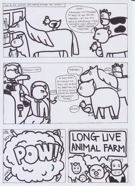 Animal Farm by George Orwell: Alternative ending for Animal Farm