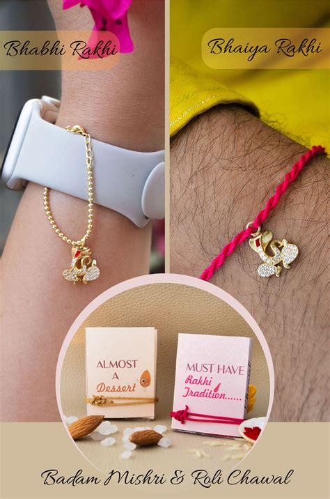 Divine Ganesha Gold Plated Sterling Silver Rakhi With Lumba Combo | 925 ...
