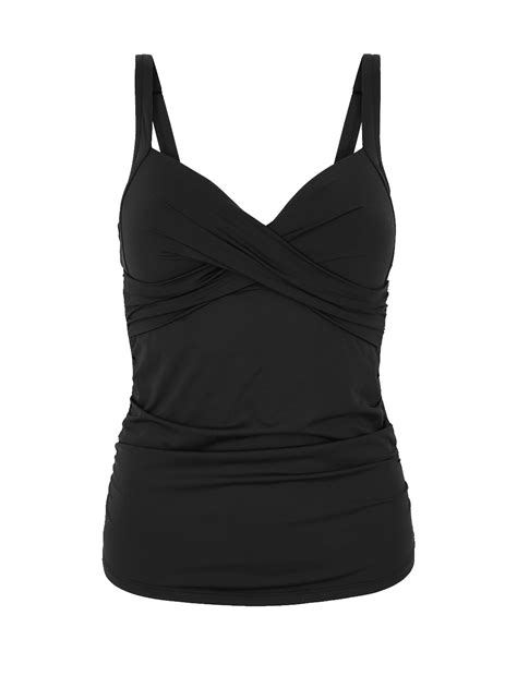 Buy Tummy Control Plunge Tankini Top at Marks & Spencer