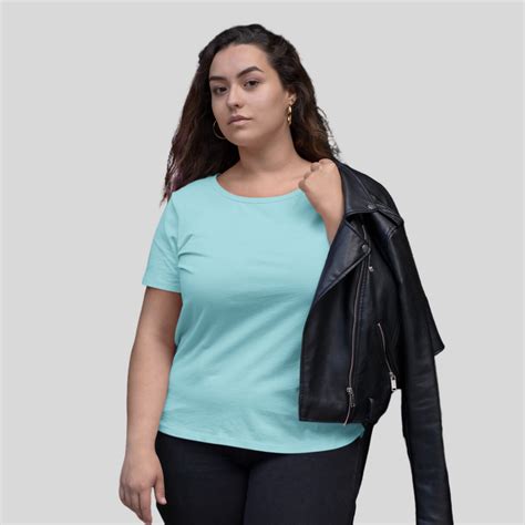Seafoam Green Plus Size Round-O-Clock T-shirt for Women – GlamZei
