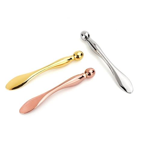 Metal Makeup Spatula Cosmetic Eye Cream Spoons Applicators Applicator ...