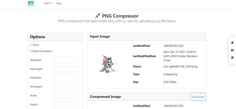 PNG Compression 的图像结果