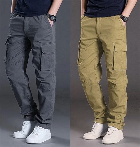 MEN SUMMER CARGO PANTS (PAIR OF 2) – FABFASHION4U