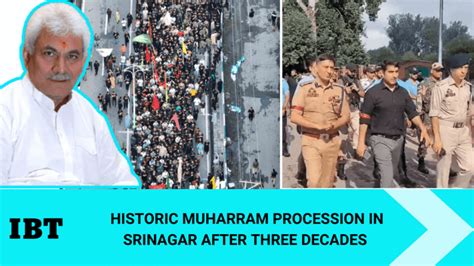 J&K govt's historic move culminates in peaceful Muharram procession ...