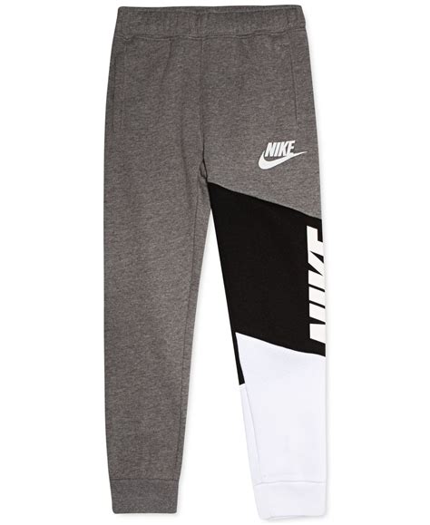 Nike Little Boys Colorblocked Jogger Pants - Macy's | Colorblock pants ...