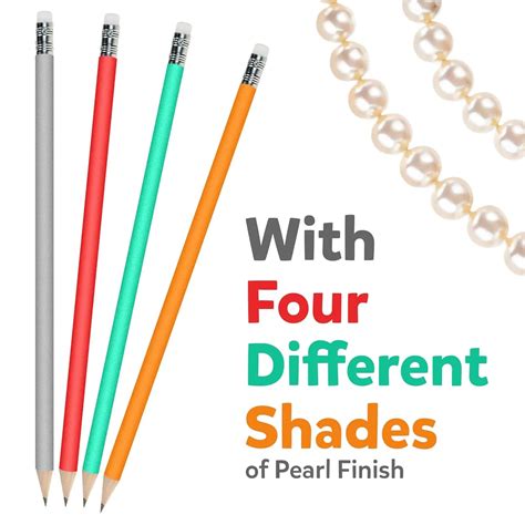 Pearl Rubber Tip Pencil Pack of 100 – Artiggle