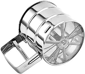 Buy Tusig® Baking Stainless Steel Shaker Sieve Cup Manual Flour Sifter ...