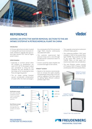 Adding an Effective Water Removal Section to the Air Intake System at a ...