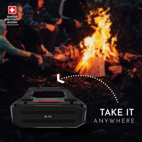 Buy SWISS MILITARY BT Speaker- ROCK 700, Playtime 8-10 hours ...