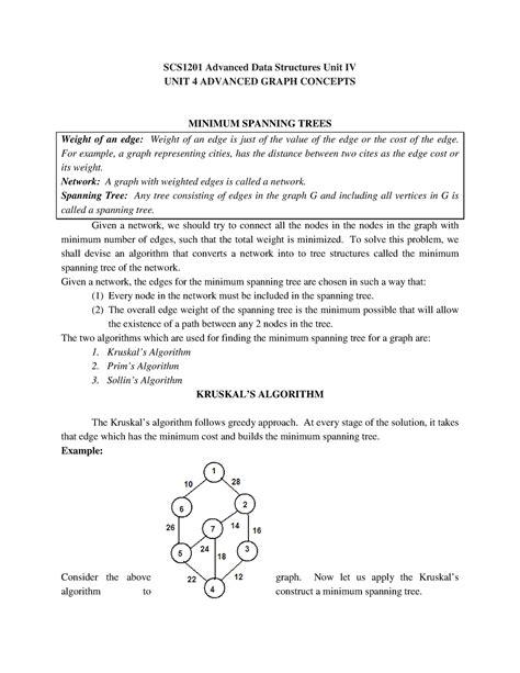 Unit 4 - .ggcc - SCS1201 Advanced Data Structures Unit IV UNIT 4 ...