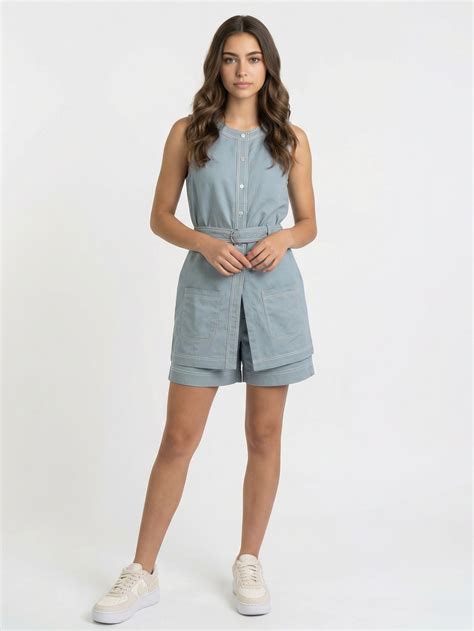 Sky Line Stitch Co-ord Set – Seen Unseen
