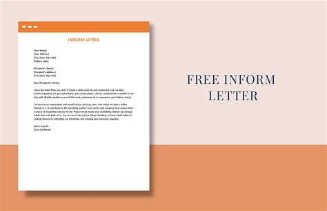 Image result for Inform Letter Format