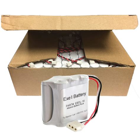 Buy Exell Battery 9-volt Alkaline Door Lock 6-cell Battery, Pack of 24 ...