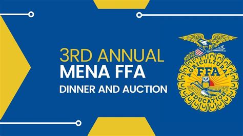 3rd Annual Mena FFA Dinner and Auction, Dallas Avenue Baptist Church ...