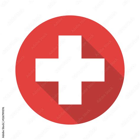 First aid cross icon vector Stock Vector | Adobe Stock