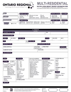 Fillable Online 10+ Best Property Listing Sheet Examples & Templates ...