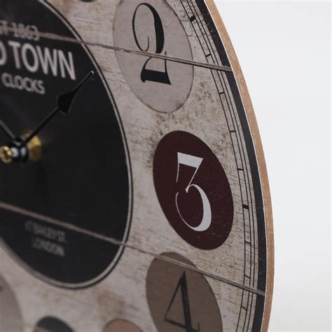 Buy Casablanca Wooden Wall Clock - 30cm from Home Centre at just INR 599.0